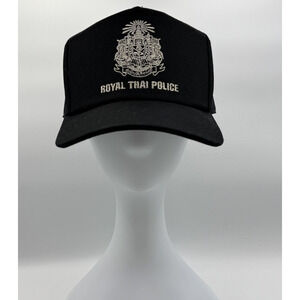 Royal Thai Police Embroidered Royal Thai Police F w/Adjustable Zipper Strap, NEW